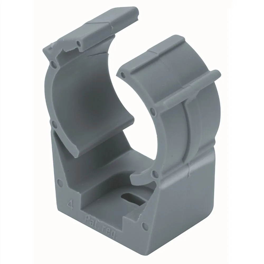 Abraçadeira Pvc Cinza 1/2'' Master