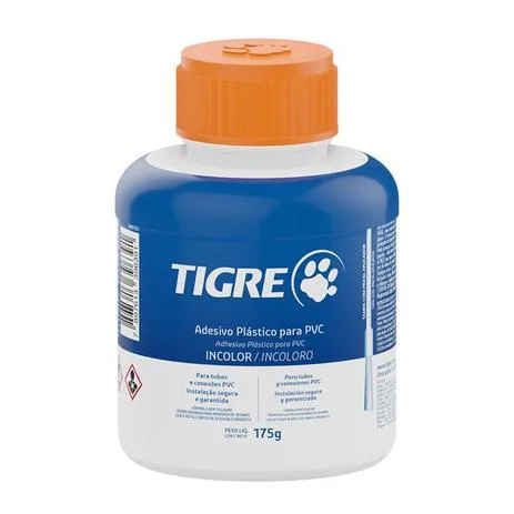 Adesivo Plástico Incolor Pvc 175G Tigre