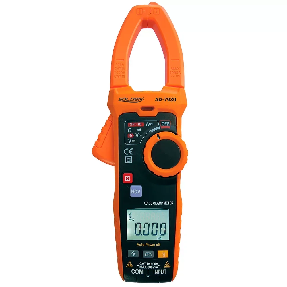 Alicate Amperímetro Digital AD-7930 Solden