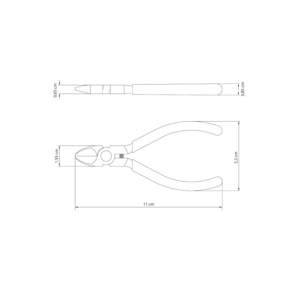 Alicate Com Corte Diagonal 4" Tramontina