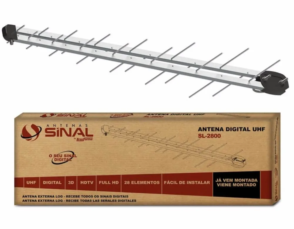 Antena Digital Externa 38 Elementos
