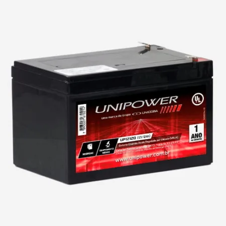 Bateria Estacionária VRLA 12V 12Ah Unipower