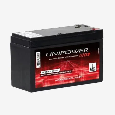 Bateria Estacionária VRLA 12V 7Ah Unipower