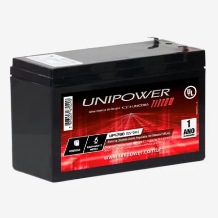 Bateria Estacionária VRLA 12V 9Ah Unipower