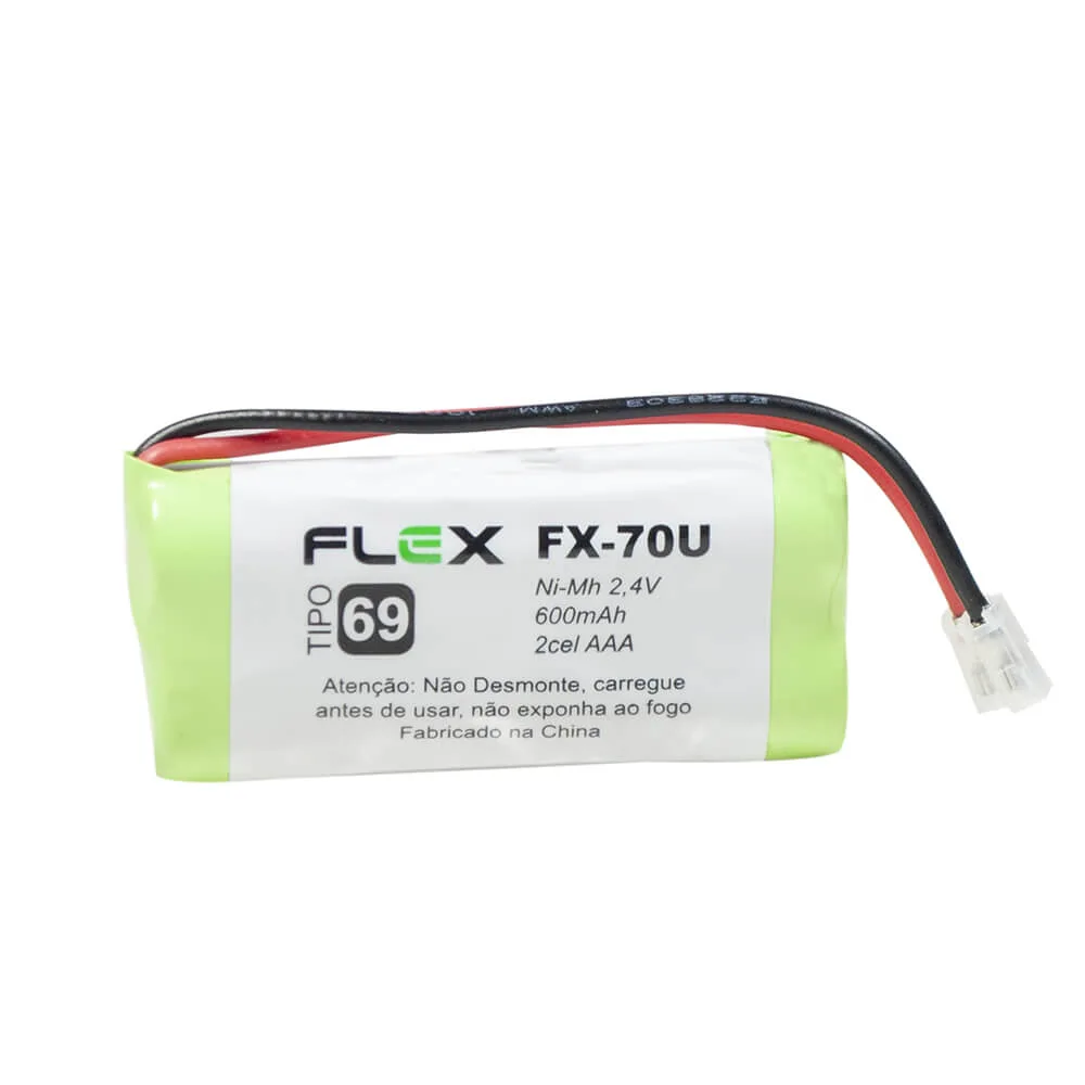 Bateria Para Telefone Sem Fio FX-70U Flex