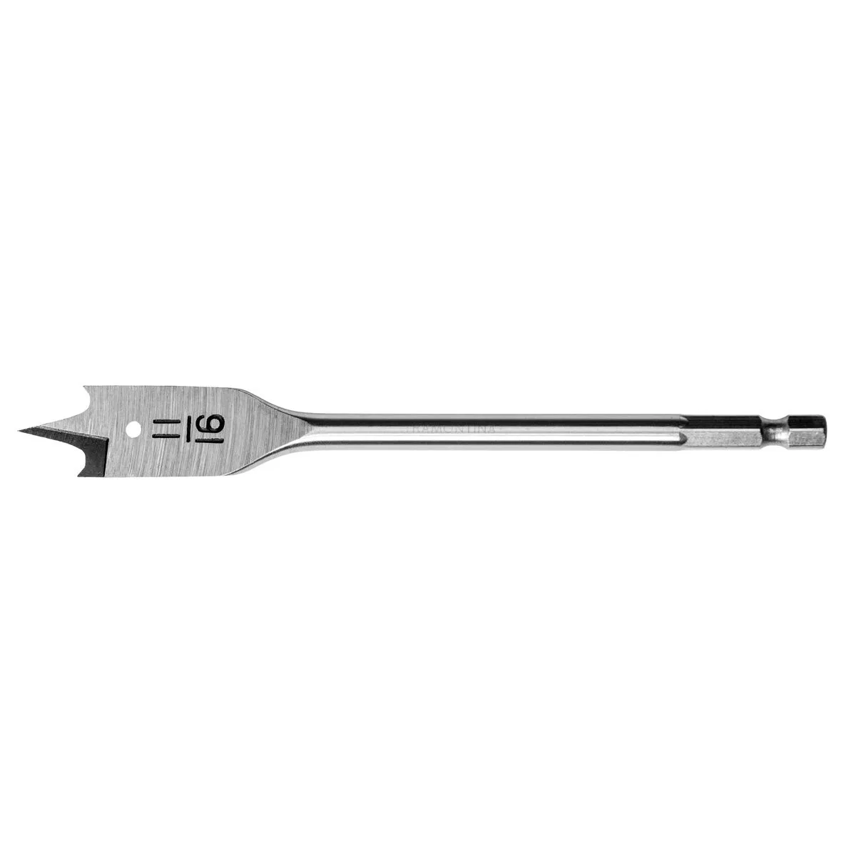Broca Para Madeira Com Ponta Chata 11/16" 150 mm Tramontina Em Aço Especial
