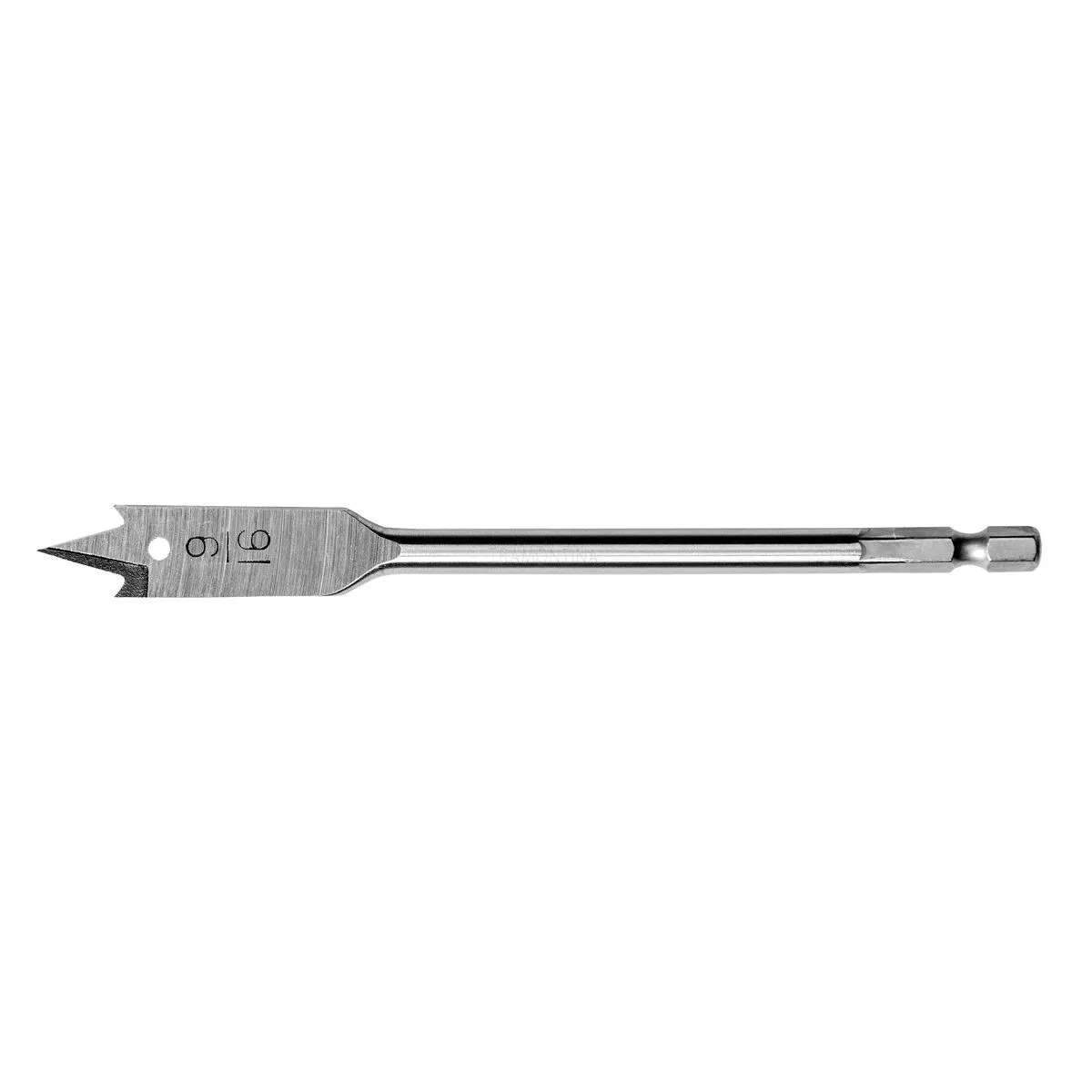 Broca Para Madeira Com Ponta Chata 9/16" 150 mm Tramontina Em Aço Especial