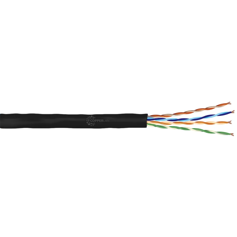 Cabo De Rede Rj45 Preto Cat5e 100% Cobre