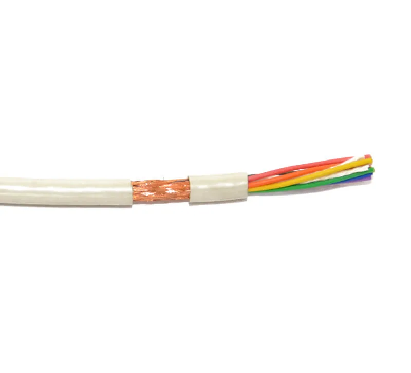 Cabo Manga Com Blindagem Em Trança 8 x 26 AWG Mult Cabos