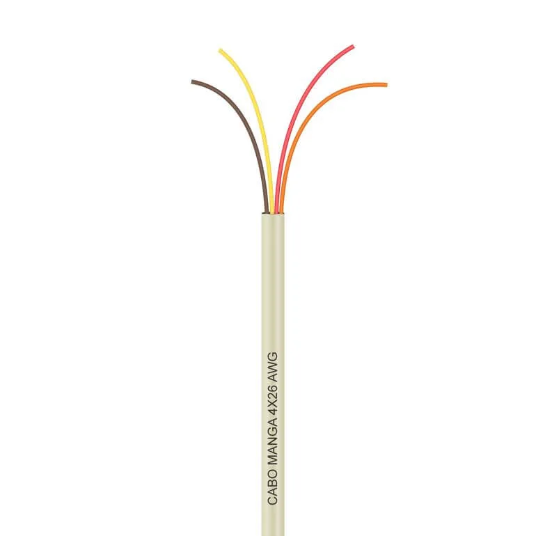 Cabo Manga S/Blindagem 4 x 26 AWG Mult Cabos