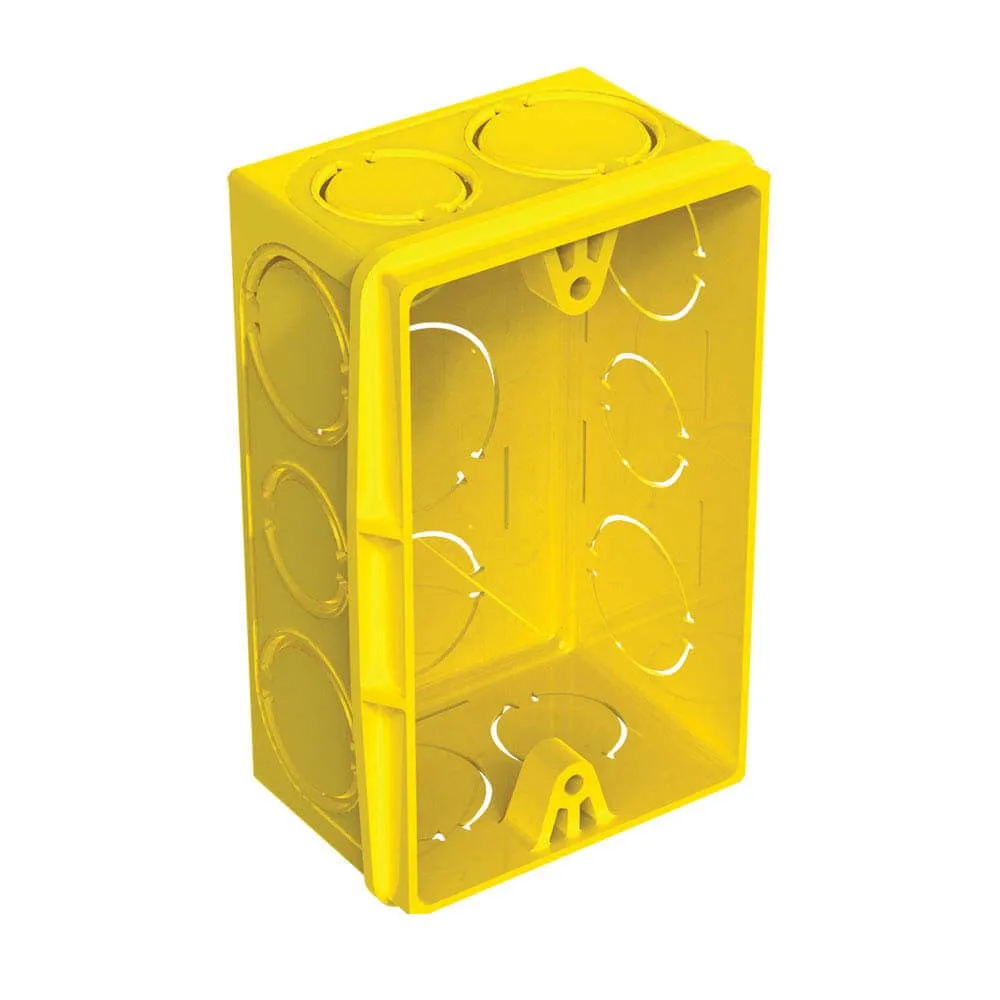 Caixa PVC 4x2 Amarela