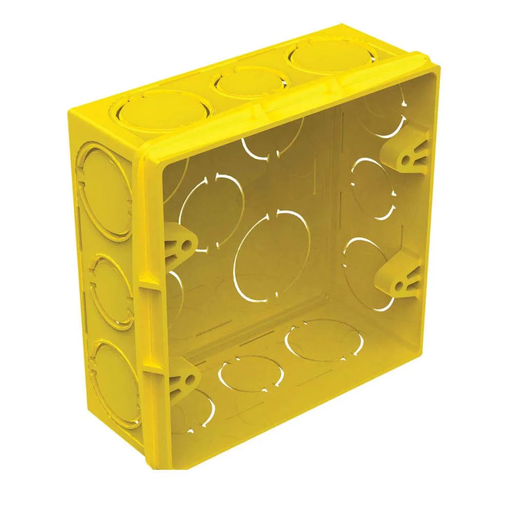 Caixa PVC 4x4 Amarela