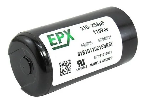 Capacitor Eletrolítico 216-259uf 110V Epx