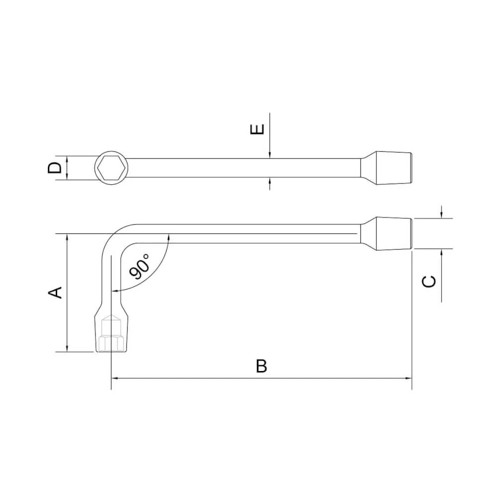 Chave Biela 10,00 mm Tramontina Master