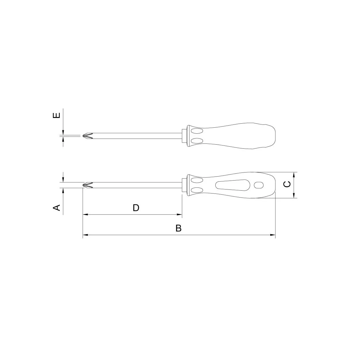 Chave De Fenda Ponta Cruzada 3X150 mm (1/8x6") Tramontina PRO