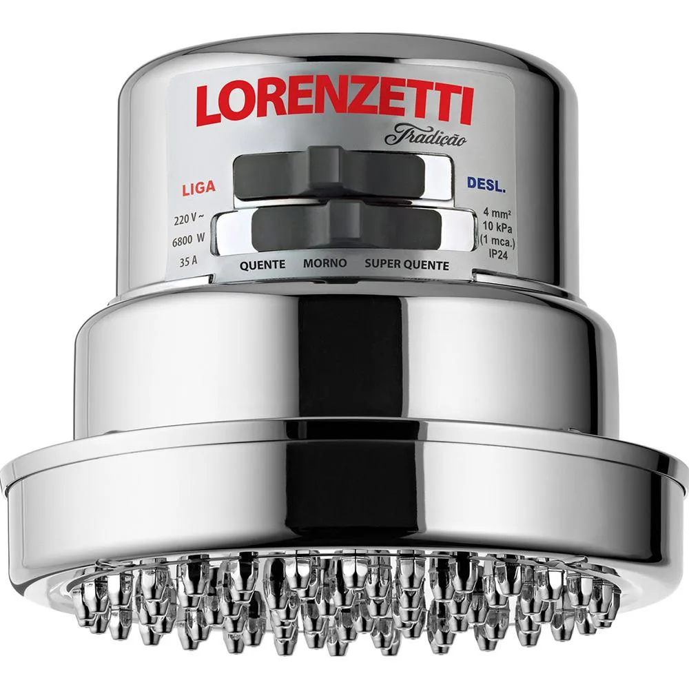 Chuveiro Elétrico Tradição Multitemperatura 127V 5500W Lorenzetti