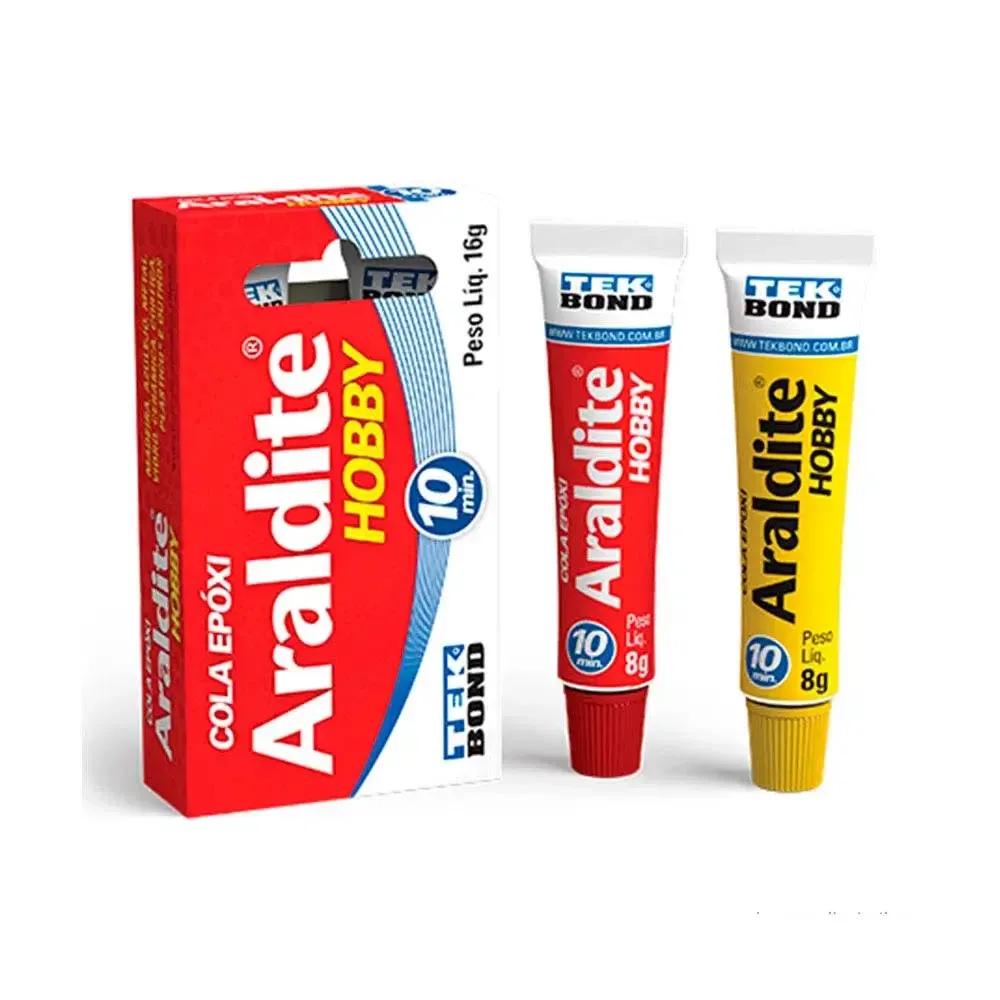 Cola Epóxi Hobby Araldite 16g Tekbond