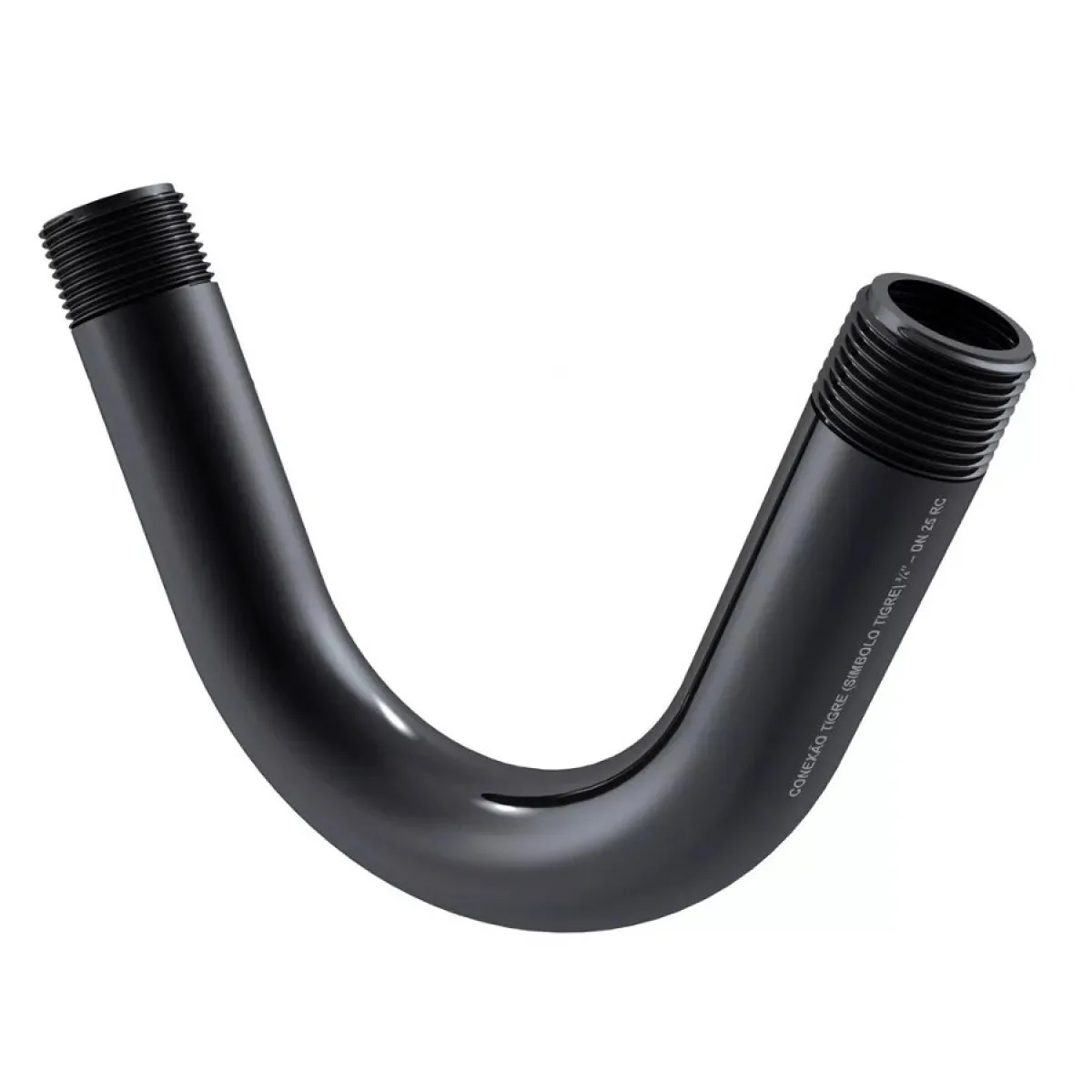 Curva 135° Pvc Roscável 1/2'' Preto