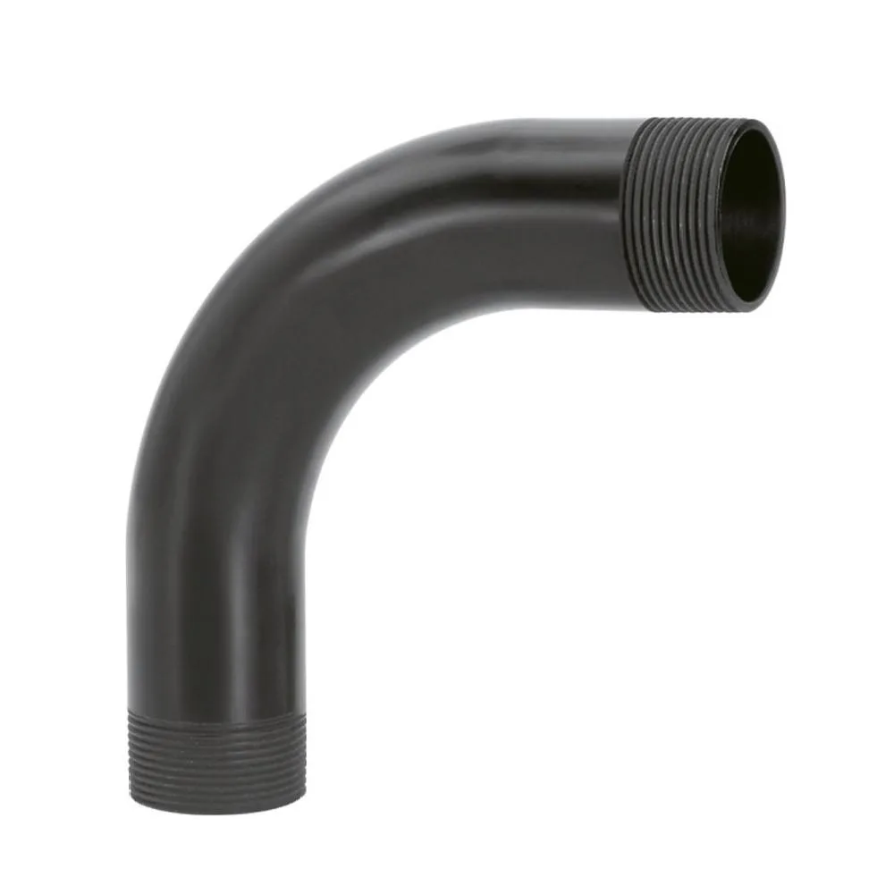 Curva 90° Pvc Roscável 2'' Preto