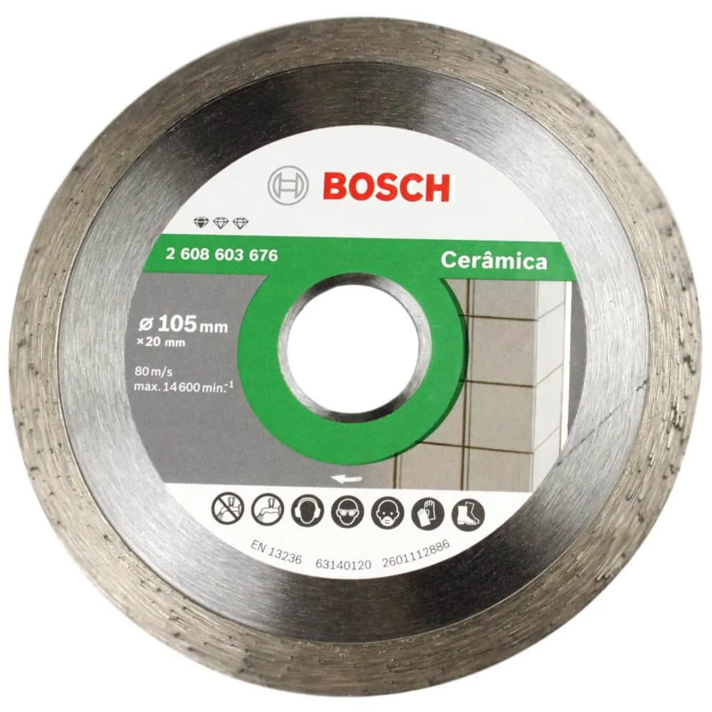 Disco Diamantado Liso Bosch Standard For Ceramic 105 x 20 x 10 mm