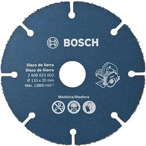 Disco Para Serra Mármore Madeira 110 x 20mm - Bosch