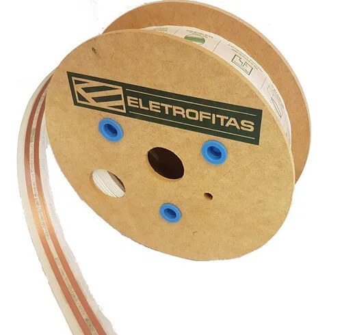 Fita Condutora 2 Pistas 15A 750V  EF9x2 Eletrofitas