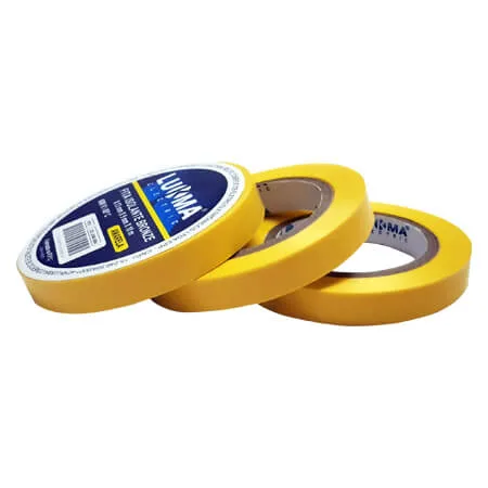 Fita Adesiva Amarela Para Bronzeamento 9mm x 10 Metros Lukma