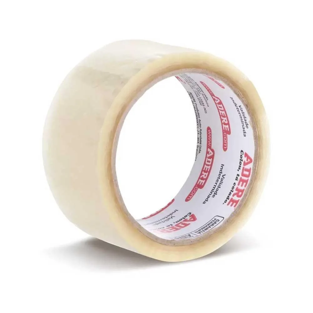 Fita Adesiva Transparente Para Empacotamento 45mm x 40m Adere