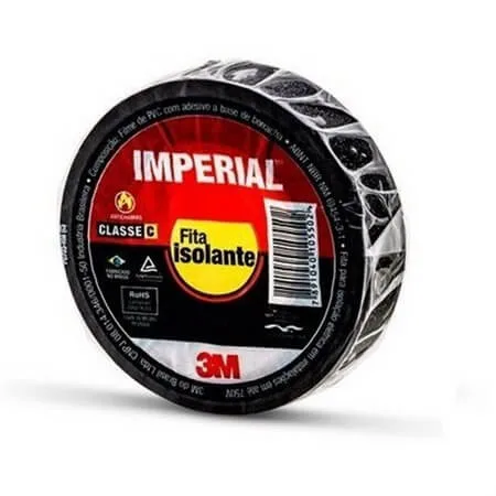 Fita Isolante 3m Imperial 18mm 10 Metros
