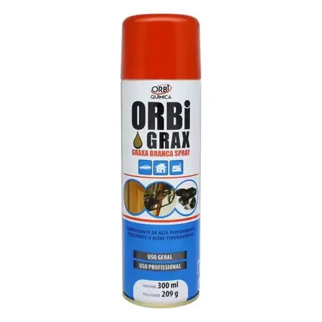 Graxa Branca Em Spray 300ml Orbi