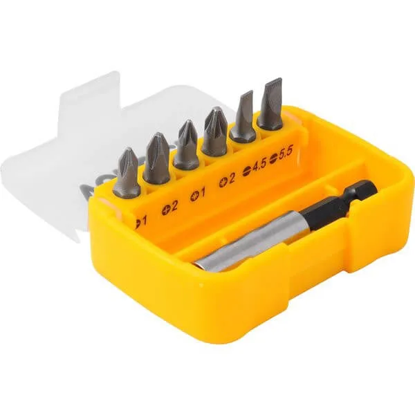 Jogo De Bits C/7 peças Encaixe Sextavado 1/4" Vonder