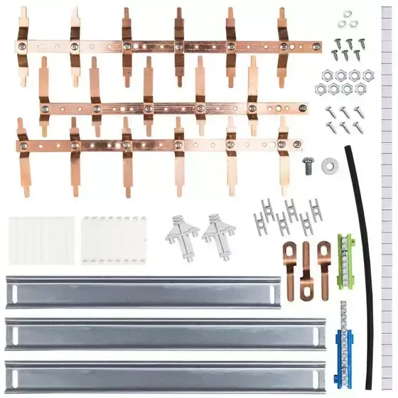 Kit Barramento Trifásico 34 Disjuntor Din 150A 904543 Cemar