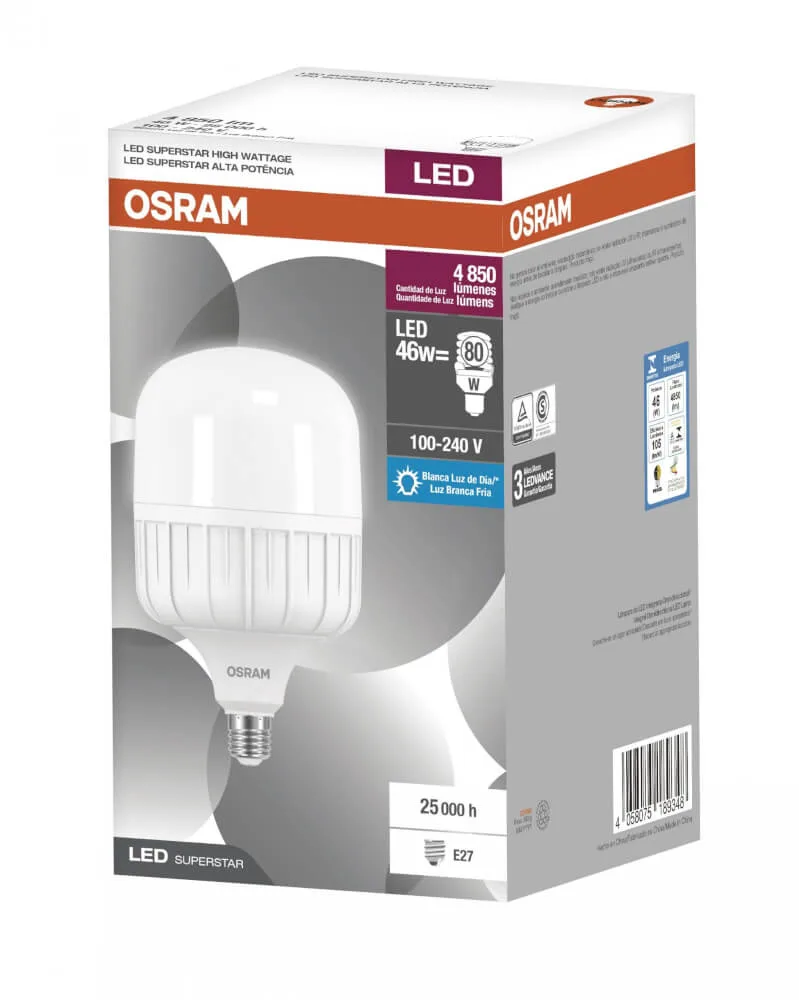 Lâmpada Led HO 46W 6500K E-27 Osram
