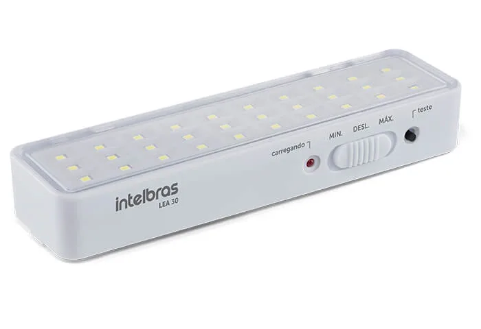 Luminária Emergência Autônoma 30 Leds Intelbras LEA 30