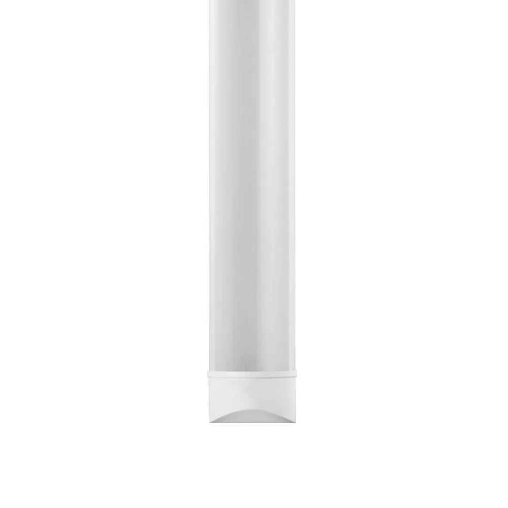 Luminária Tubular Sobrepor Led Linear 60Cm 18W Branco Frio Saime