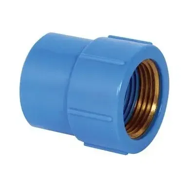 Luva Redução 90° Cola/Rosca Azul 25mm x 1/2 Tigre