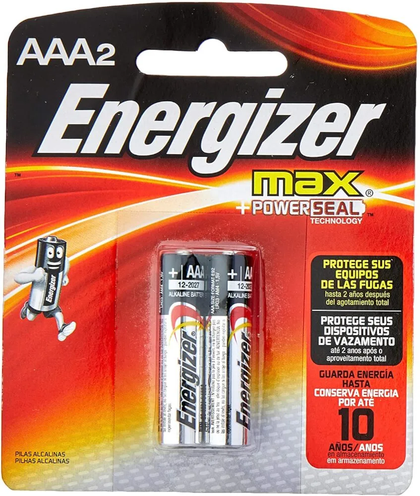 Pilha Palito Alcalina AAA Energizer
