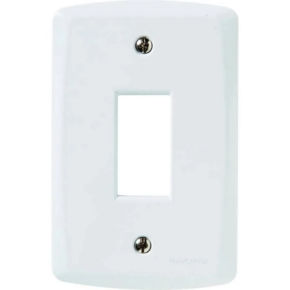 Placa 1 Posto Vertical 4×2 Tramontina Lux²