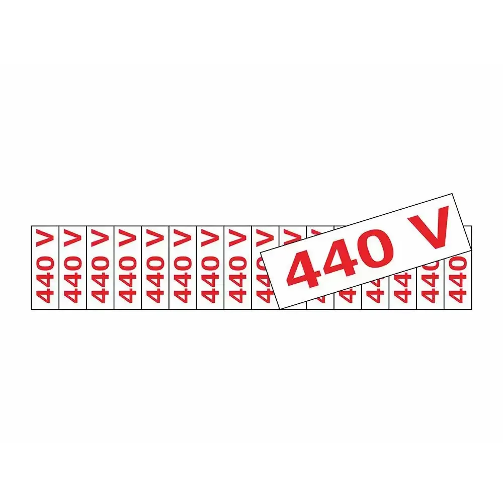 Placa Sinalizadora 440V Pvc