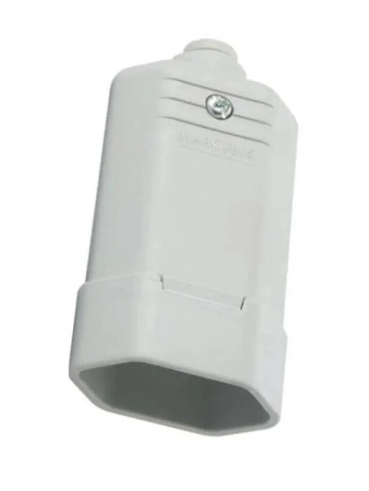Plugue Fêmea 2P+T 10A Branco Margirius