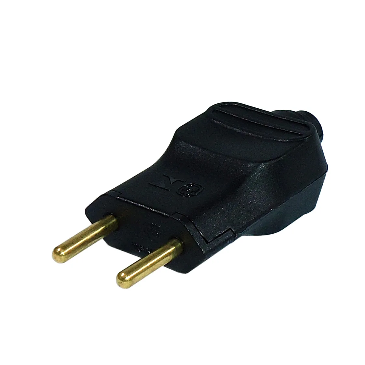Plugue Macho Reforçado 2P 20A Preto Margirius
