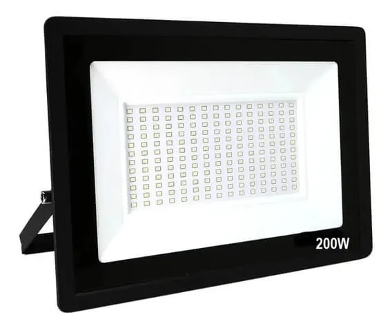 Refletor Led Super Slim 200W Bivolt Inluss
