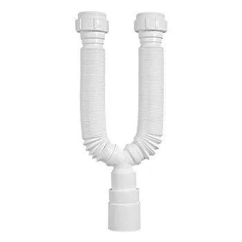 Sifão Tubo Extensivo Duplo Branco Pándova