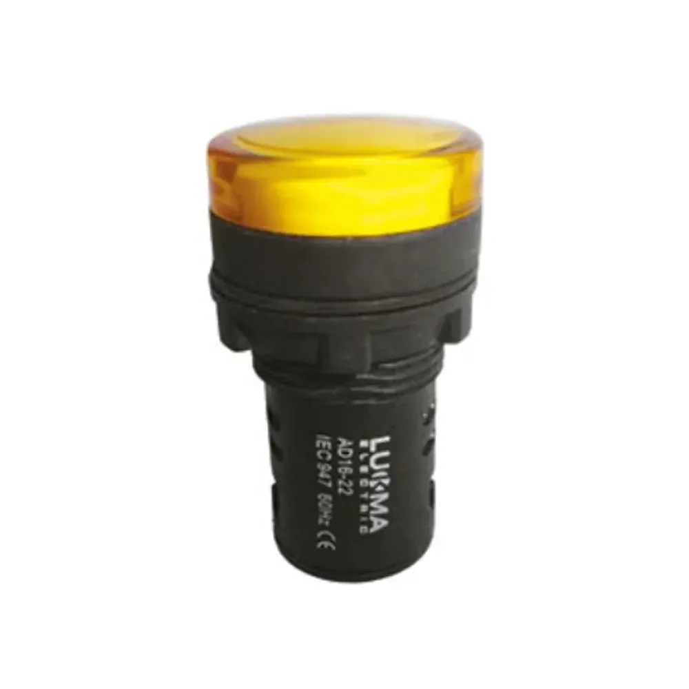 Sinaleiro Led LK16-22 24V Amarelo Lukma