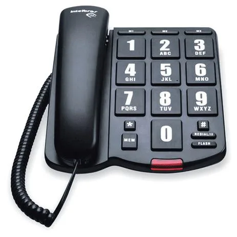 Telefone Com Fio Toc Fácil Intelbras