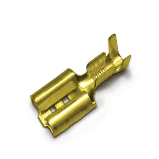 Terminal Latão Fêmea S/Trava 6.3MM Frontec