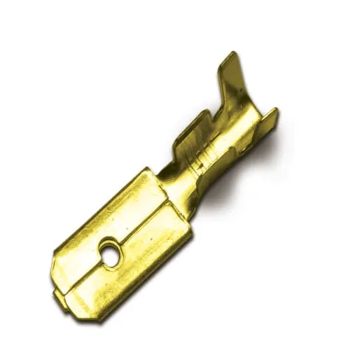 Terminal Latão Macho Curto 6.3MM Frontec