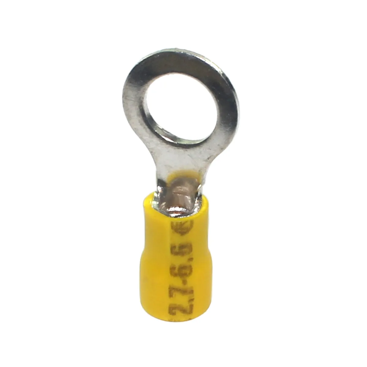 Terminal Olhal Plastico 6.60MM  Amarelo AN2452 Crimper