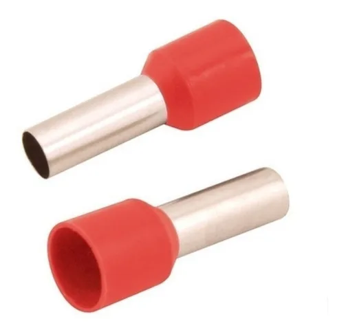 Terminal Tubular 10MM Vermelho CT3611L Crimper