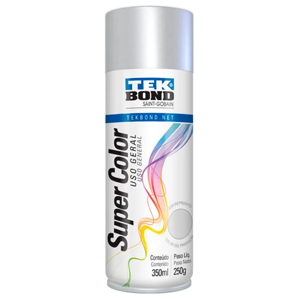 Tinta Spray Alta Temperatura Alumínio 350ML